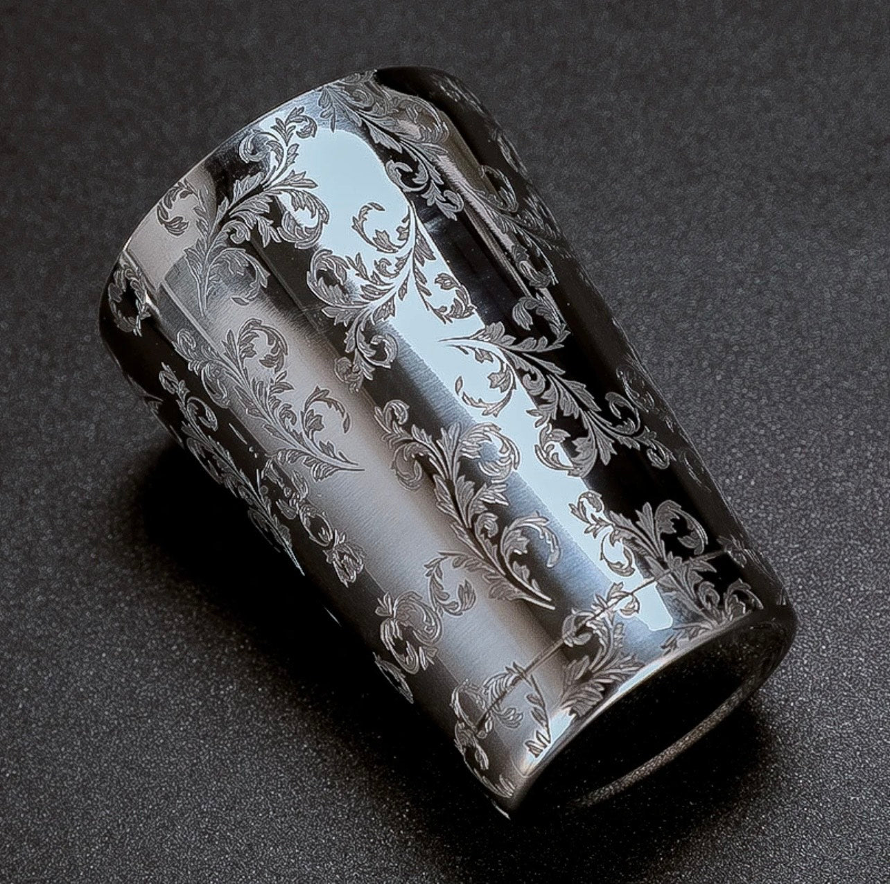 Paisley Engraved Boston Shaker