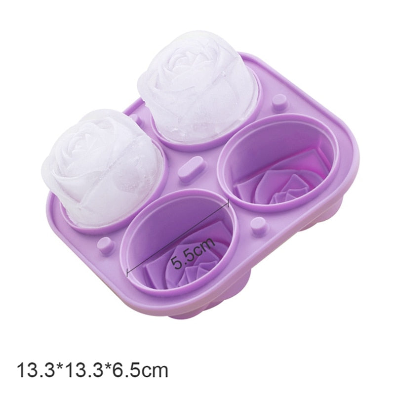 Rose Ice Molds