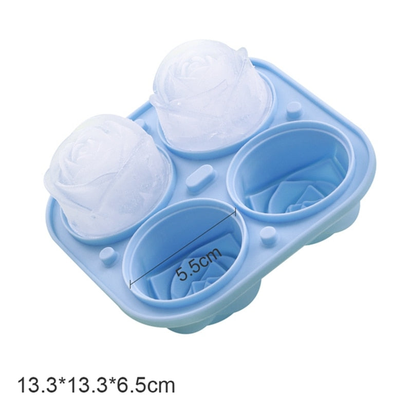 Rose Ice Molds