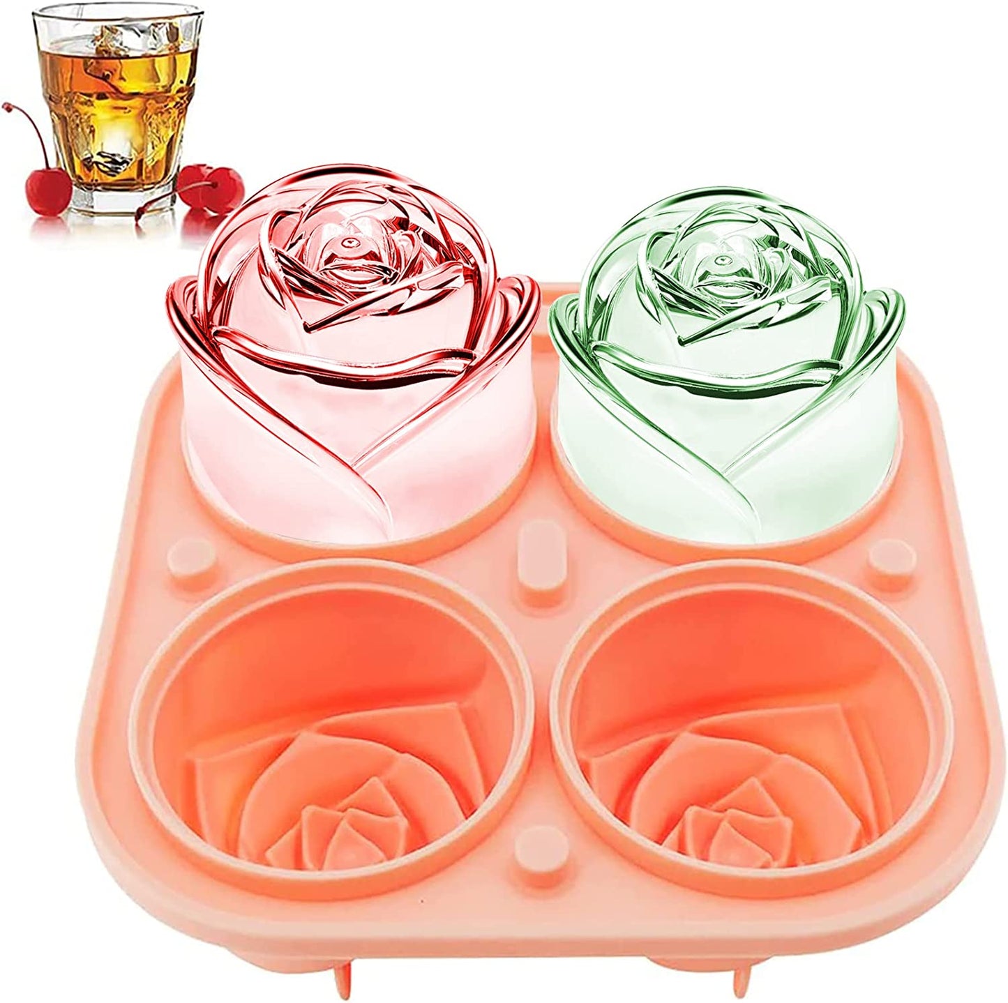 Rose Ice Molds