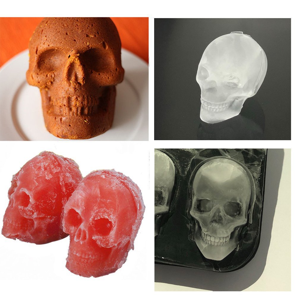 Silicone Skull Ice Cube Molds
