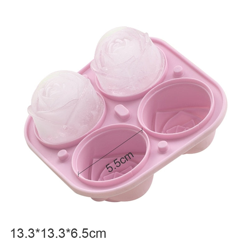 Rose Ice Molds