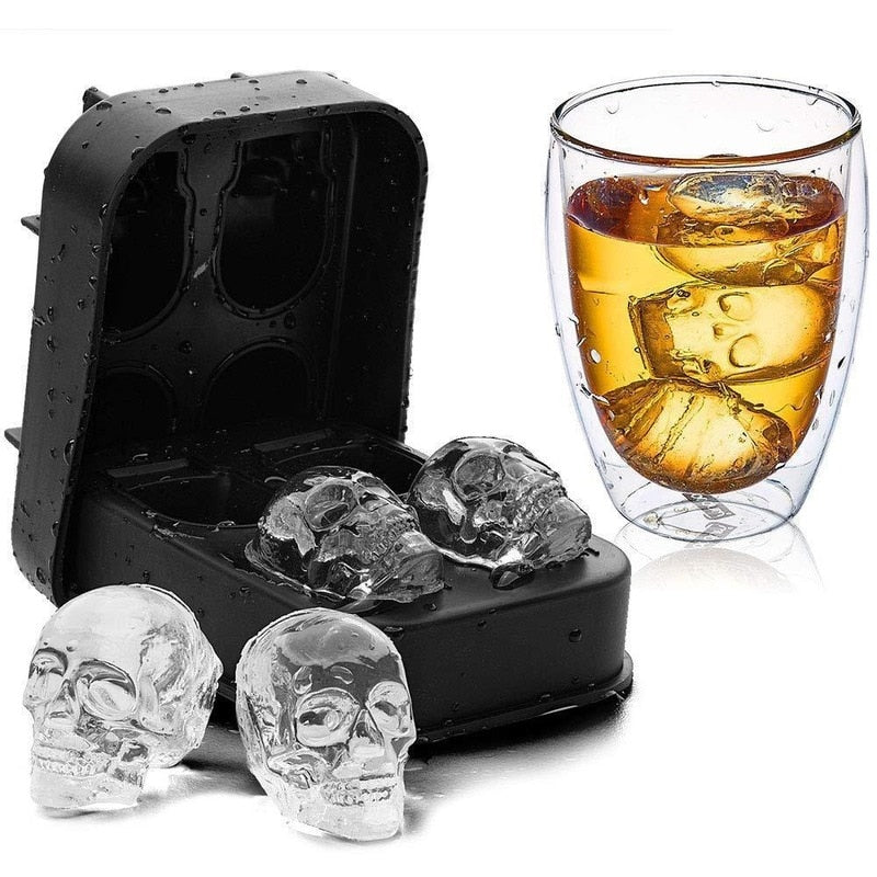 Silicone Skull Ice Cube Molds